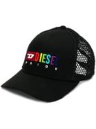Diesel X Pride Baseball Cap - Black
