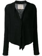 Daniel Andresen - Kip Cardigan - Women - Cotton/linen/flax - S, Black, Cotton/linen/flax