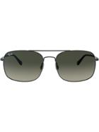 Ray-ban Rb3611 Square Sunglasses - Black