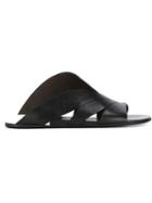 Marsèll Flat Sandals, Women's, Size: 39, Black, Leather