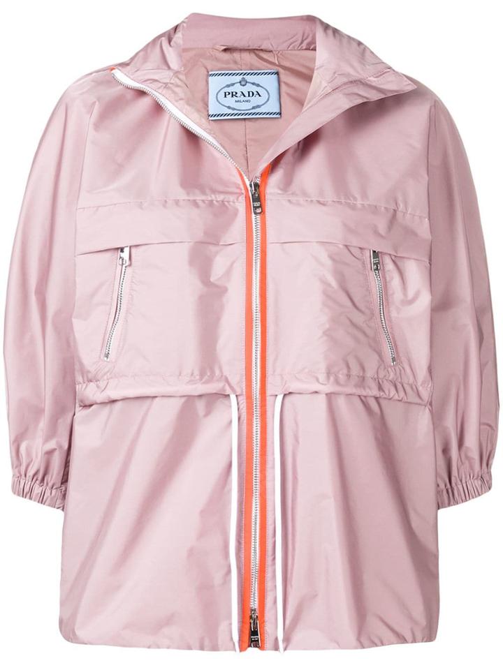 Prada Classic Rain Jacket - Pink