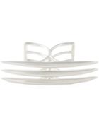 Shaun Leane 'quill' Crossover Ring, Women's, Size: Small, Metallic
