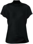 Issey Miyake Cauliflower Cowl-neck Knitted Top, Women's, Black, Polyester