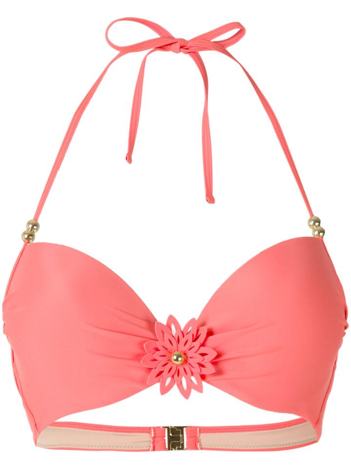 Marlies Dekkers La Flor Push-up Bikini Top - Yellow & Orange