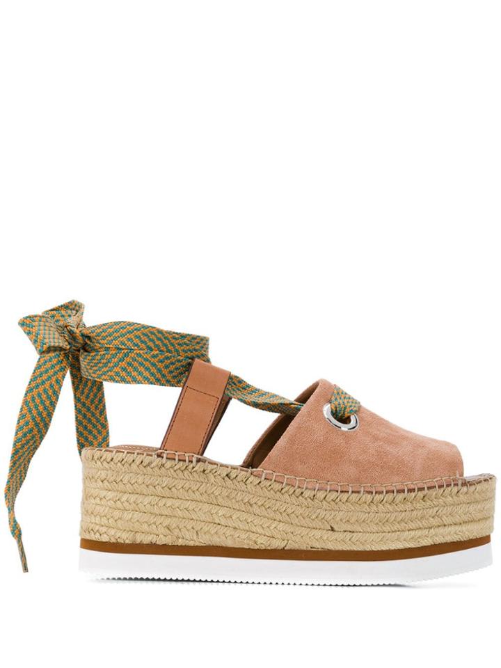 See By Chloé Amber Platform Espadrilles - Neutrals