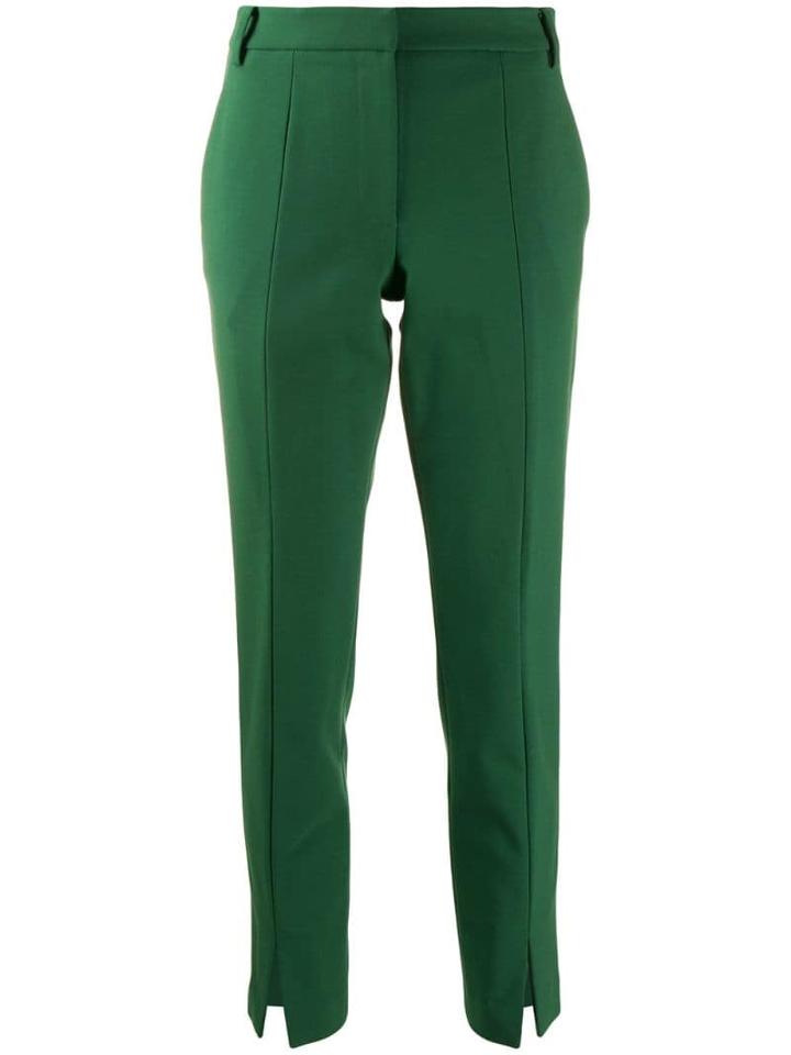 Tibi Slim Fit Trousers - Green