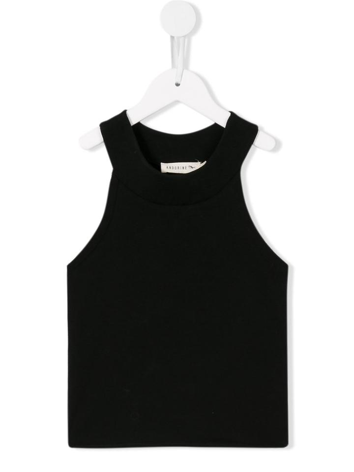Andorine High Neck Top, Toddler Girl's, Size: 2 Yrs, Black