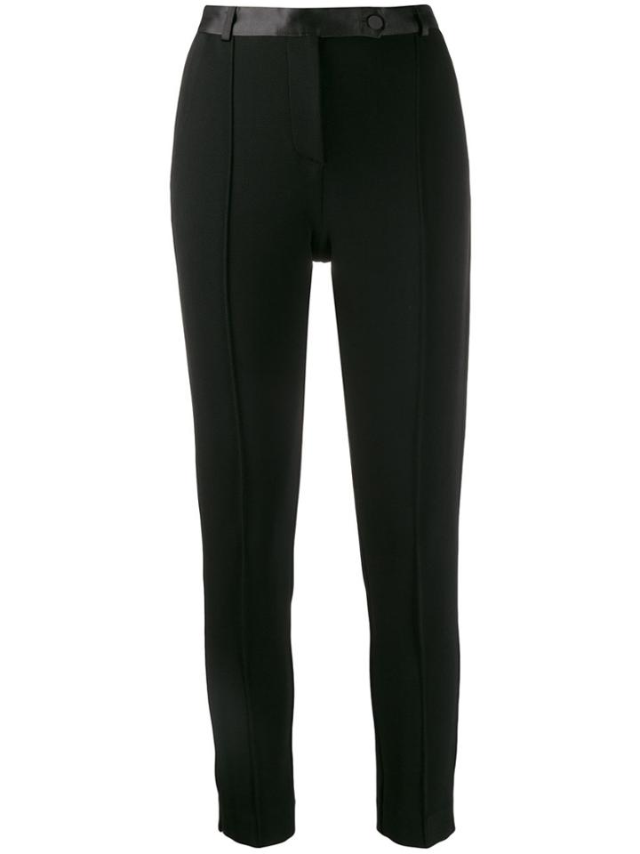 Styland Slim-fit Tailored Trousers - Black