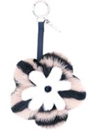 Fendi - Flower Charm - Women - Mink Fur - One Size, Pink/purple, Mink Fur