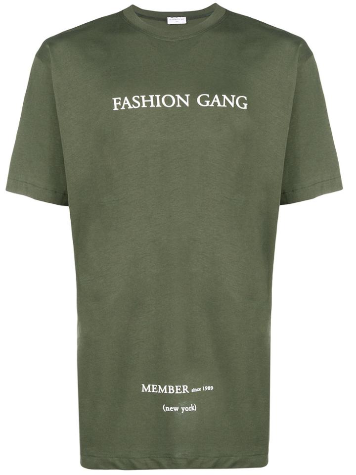 Ih Nom Uh Nit Fashion Gang Printed T-shirt - Green