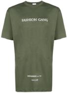 Ih Nom Uh Nit Fashion Gang Printed T-shirt - Green