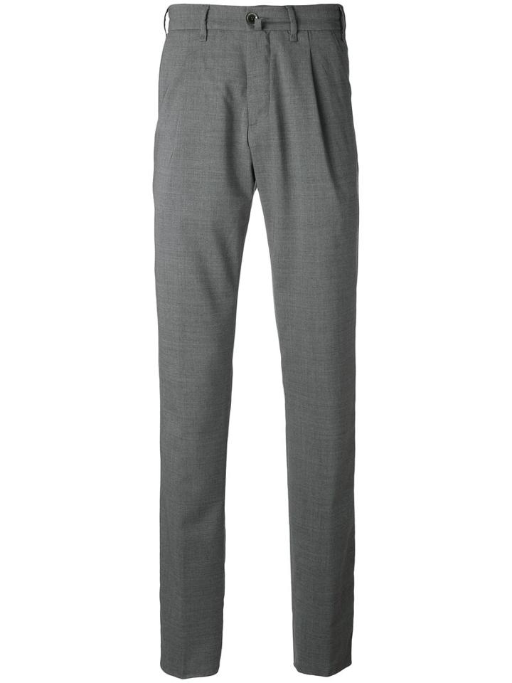 Lardini - Straight Trousers - Men - Wool - 54, Grey, Wool