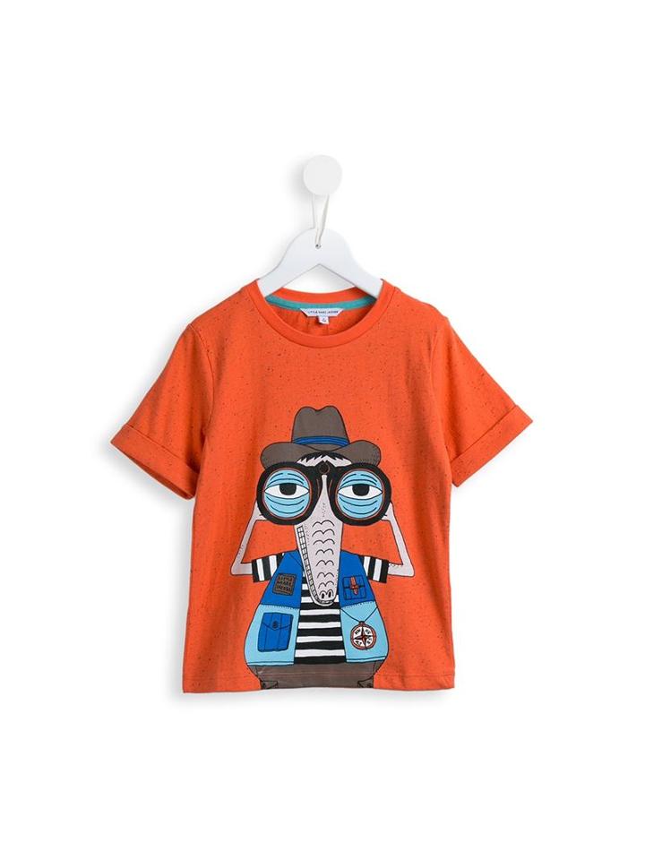 Little Marc Jacobs 'speckled Character' T-shirt
