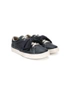 Douuod Kids Bow Lace-up Sneakers - Black
