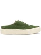 Sunnei Backless Low Top Sneakers - Green