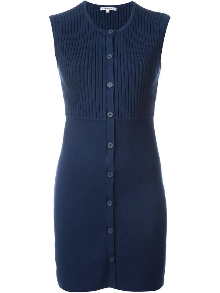Carven Buttoned Knit Dress