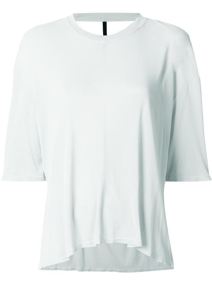 Unravel Project Back Draped Top - Blue