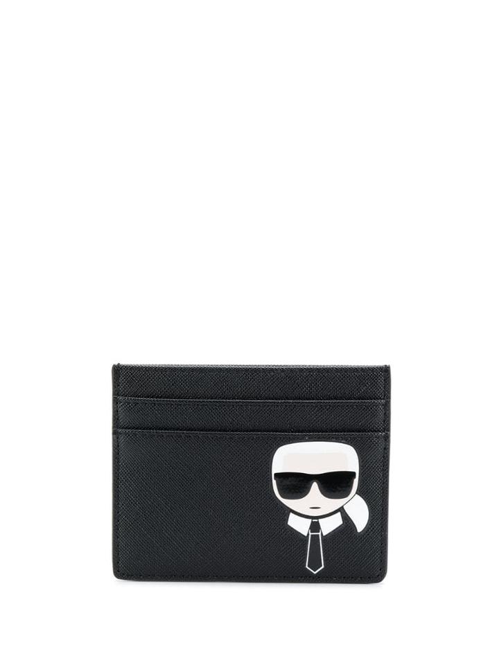 Karl Lagerfeld Ikonik Karl Cardholder - Black