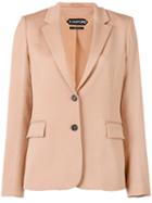 Tom Ford Single Breasted Jacket, Women's, Size: 42, Nude/neutrals, Cotton/spandex/elastane/viscose/spandex/elastane