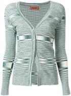 Missoni Textured Fitted Cardigan - Green
