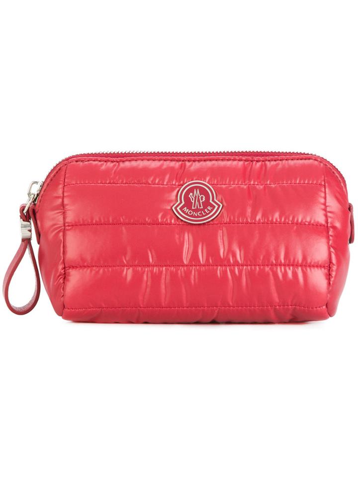 Moncler Quilted Make-up Bag - Red