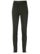 Talie Nk Skinny Trousers, Women's, Size: 38, Green, Cotton/spandex/elastane