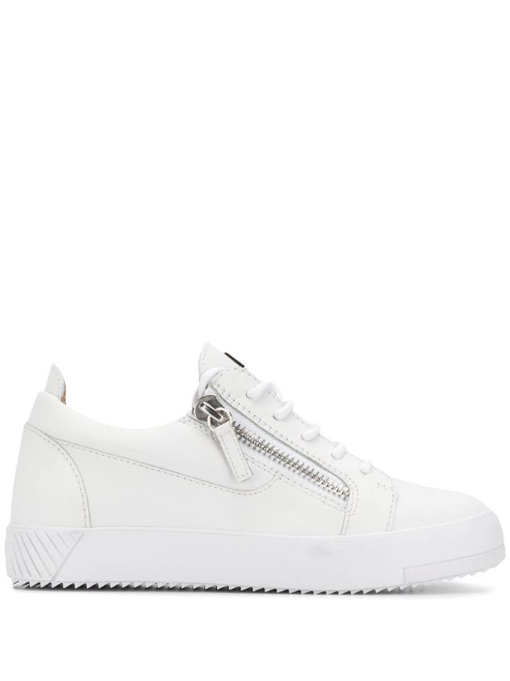 Giuseppe Zanotti Zip Side Sneakers - White