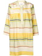 Yves Saint Laurent Vintage 1980's Striped Dress - Yellow