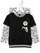 Dolce & Gabbana Kids - Saxophone Patch Hoodie - Kids - Cotton/polyamide - 36 Mth, Black