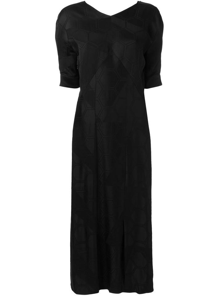 Isabel Marant Honeycomb Pattern Dress, Women's, Size: 38, Black, Rayon/viscose/cotton