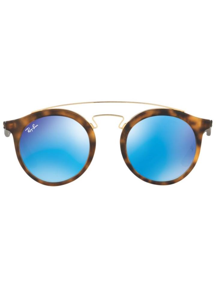 Ray-ban Round Tortoiseshell Sunglasses