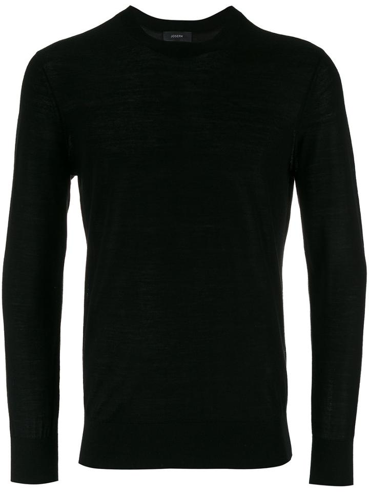 Joseph Crew Neck Sweatshirt, Men's, Size: Xl, Black, Merino