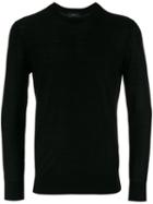 Joseph Crew Neck Sweatshirt, Men's, Size: Xl, Black, Merino