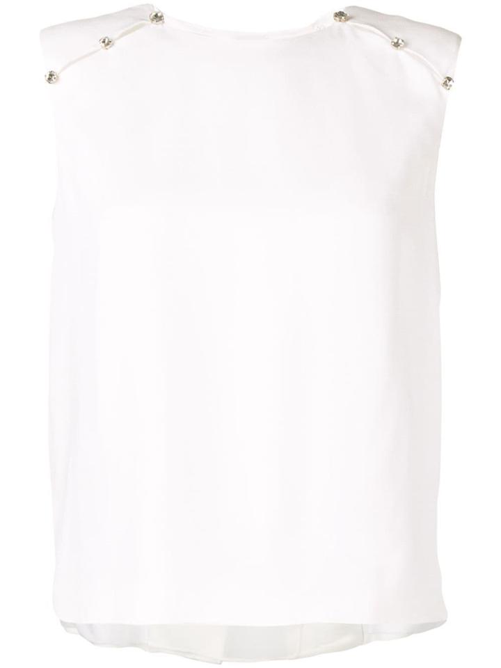 Dice Kayek Embellished Detail Blouse - White