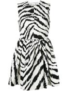 Msgm Zebra Print Dress - Black
