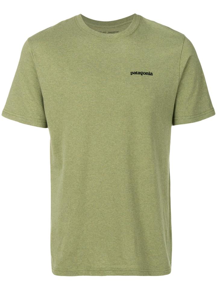 Patagonia Logo Print T-shirt - Green