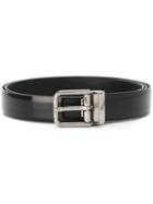 Dolce & Gabbana Classic Belt, Men's, Size: 105, Black, Calf Leather