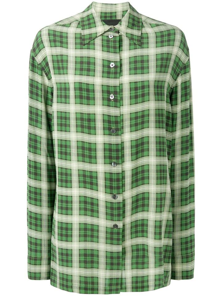 Marc Jacobs Tartan Pattern Shirt - Green