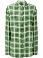 Marc Jacobs Tartan Pattern Shirt - Green