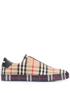 Burberry Vintage Check Slip-on Sneakers - Neutrals