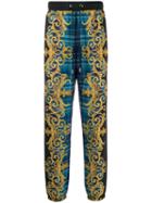 Versace Jeans Couture Printed Joggers - Black