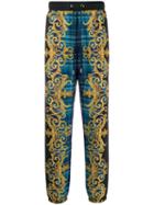 Versace Jeans Couture Printed Joggers - Black