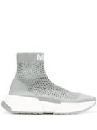 Mm6 Maison Margiela Sock Runner Sneakers - Grey
