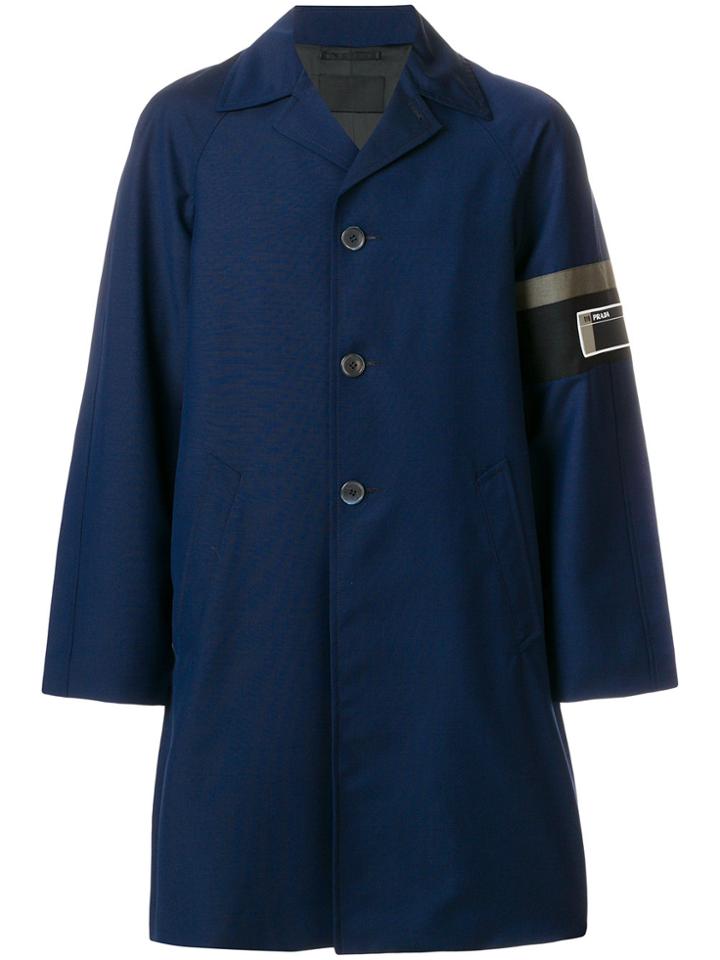 Prada Linea Rossa Long Jacket - Blue