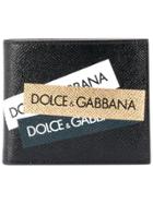 Dolce & Gabbana Logo Stamp Wallet - Black