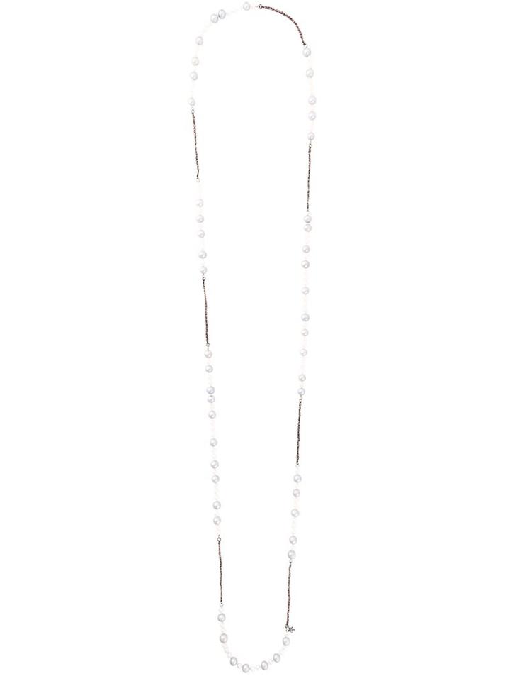 Carolina Bucci 18kt Black Gold 'superstellar' Pearl Necklace
