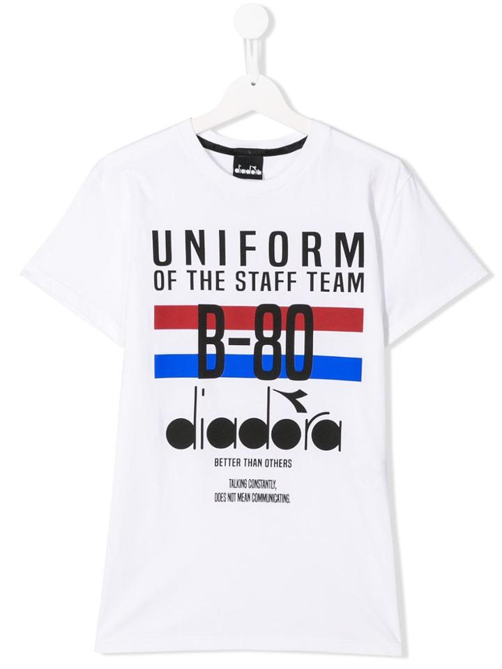 Diadora Junior Teen Uniform T-shirt - White