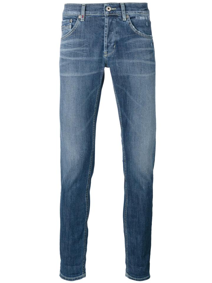 Dondup Ritchie Jeans, Men's, Size: 38, Blue, Cotton/spandex/elastane