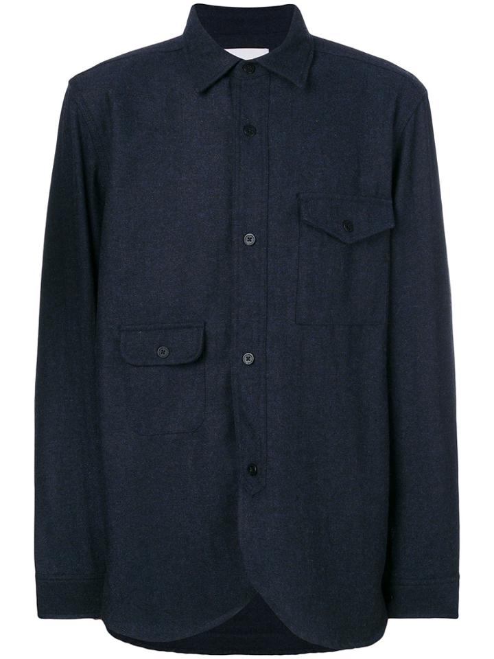 Han Kj0benhavn Asymmetric Shirt - Blue