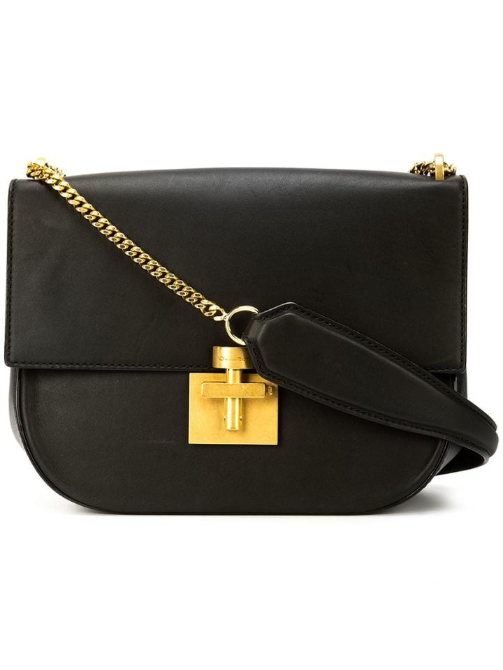 Oscar De La Renta Rider Crossbody Bag - Black